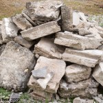 old concrete floors set aside for recycling recycle-06
